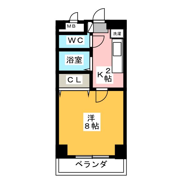 パル松ヶ枝 間取り
