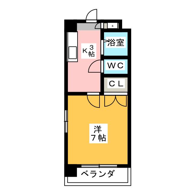 幸川マンション北館 間取り