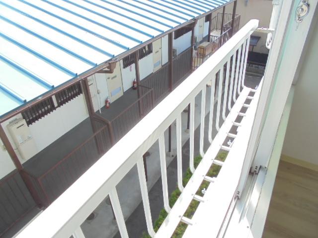 川本マンション ベランダ