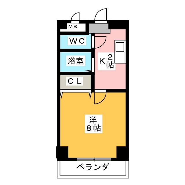 パル松ヶ枝 間取り