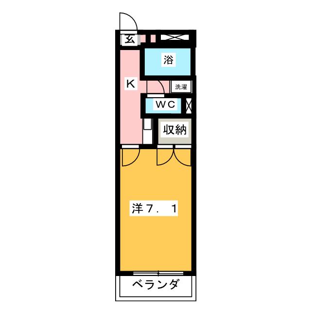 ユースハイム八剣 間取り