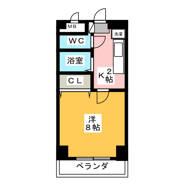 パル松ヶ枝 間取り