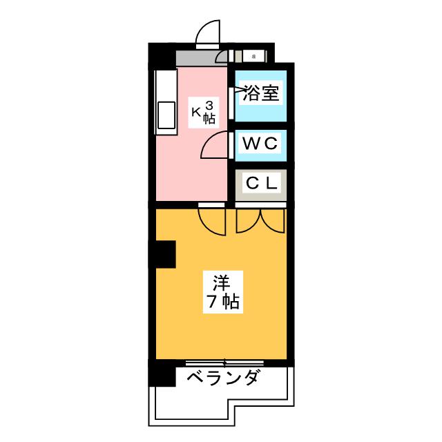 幸川マンション北館 間取り
