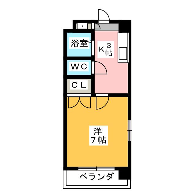 幸川マンション北館 間取り