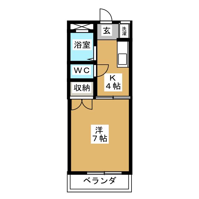 ＰＡＢＩＲＩＯＮ真木 間取り