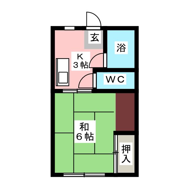 川本アパート 間取り