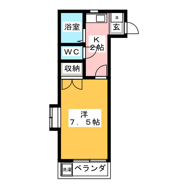 グリーンハイツ唐山 間取り