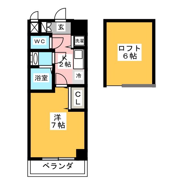 Ｃ’２　ＳＱＵＡＲＥ 間取り