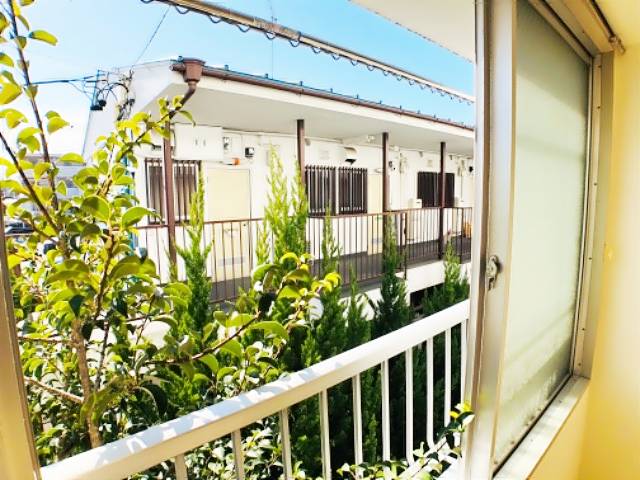 川本マンション ベランダ