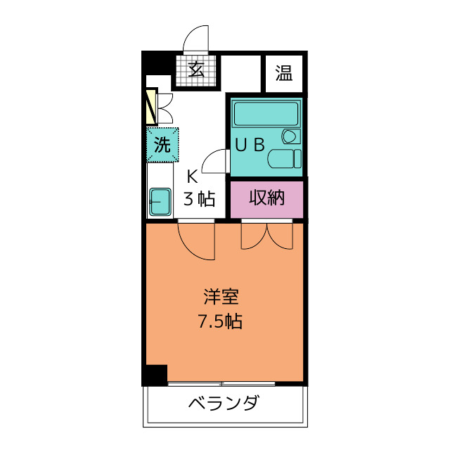 アンフェニ鶴田 間取り