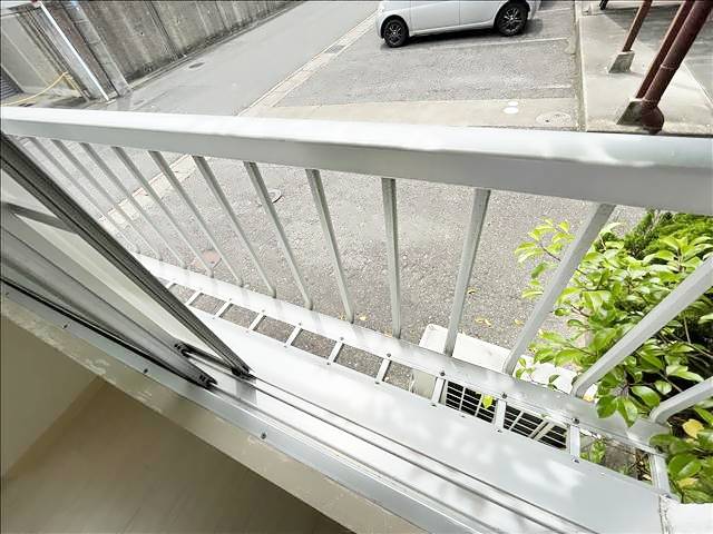川本マンション ベランダ