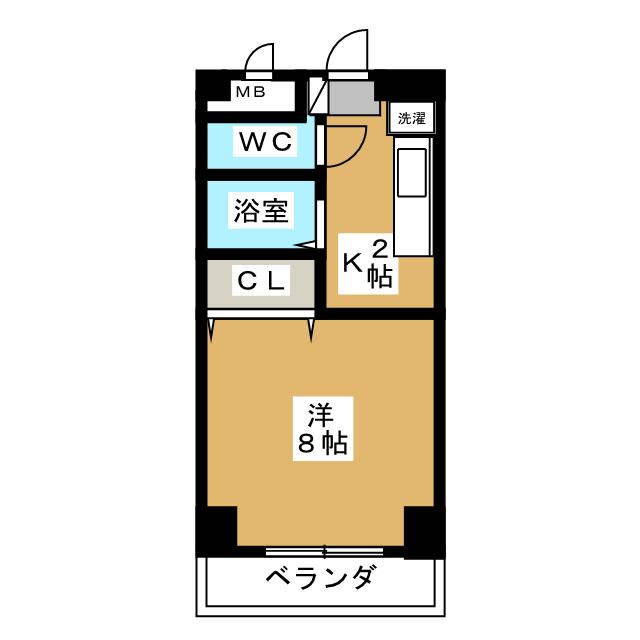 パル松ヶ枝 間取り
