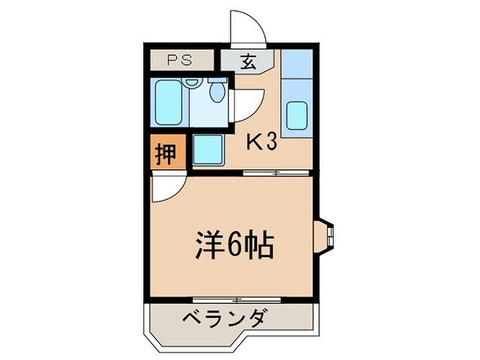 パ－クハイツ江尻 間取り