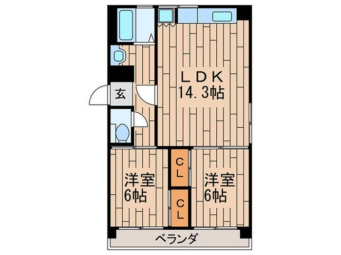 コンセール東山 間取り