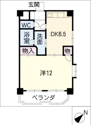 アンシャンテ川原 間取り