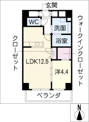 メルベーユ覚王山 間取り
