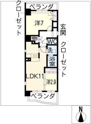 アルファパル東山通 間取り