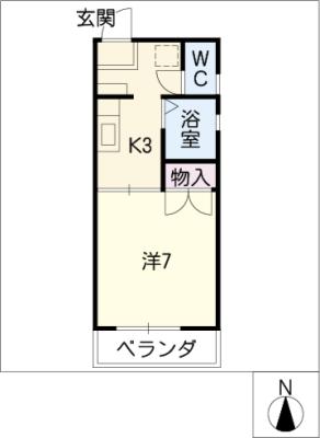 コーポゼフィール 間取り