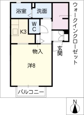 レジデンス茶屋が坂　Ｂ棟 間取り