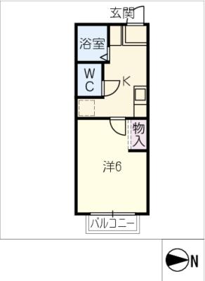 メゾン・ラポール　Ｂ棟 間取り