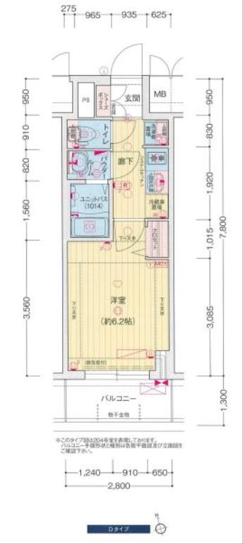 プレサンス広小路通今池 部屋 間取り
