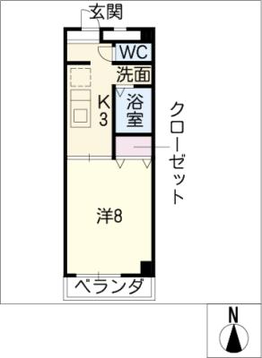 ヒルズヤマザト 間取り