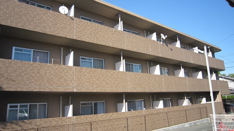 棒屋第3下池ハイツ ベランダ側（南側）