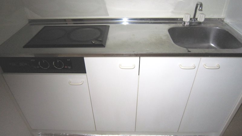 棒屋第3下池ハイツ キッチン（2口コンロ）
