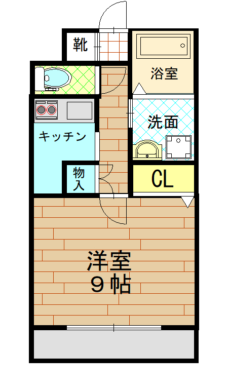 ピアチェーレ 間取図