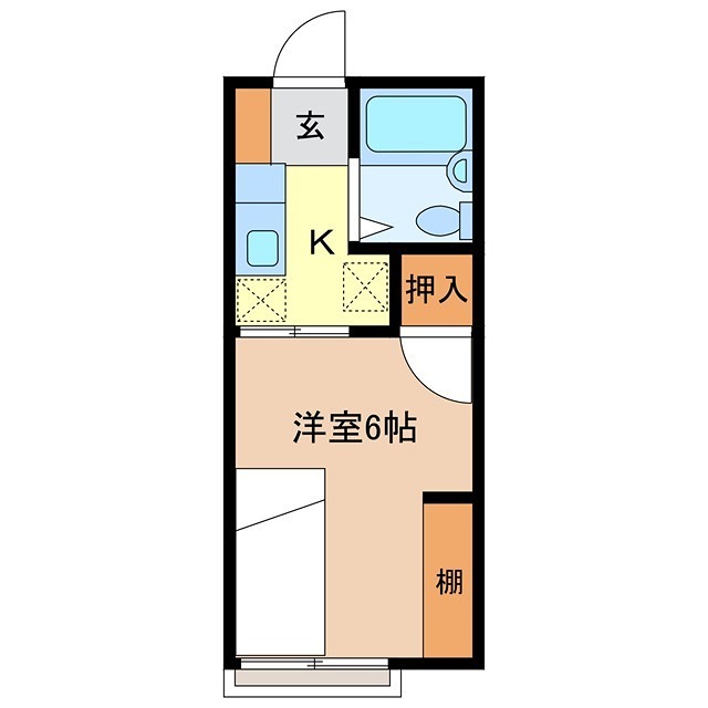 ユーハウスTSU 間取り