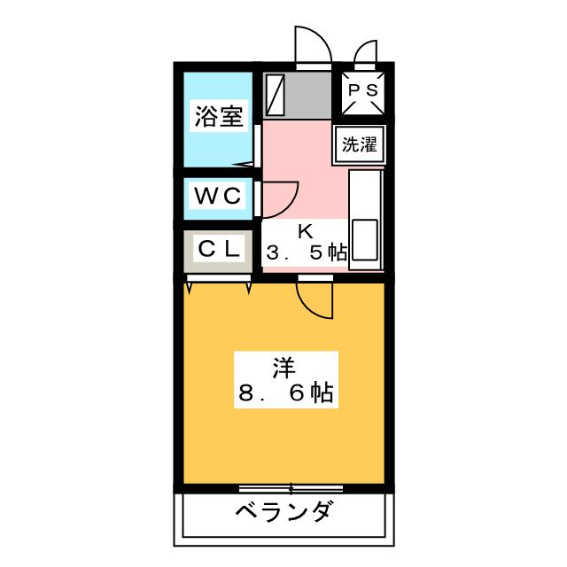 長谷川１２番館 間取り