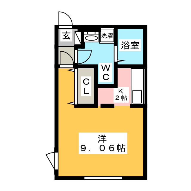 Ｂｒａｎｃｈｅ上前津ＦＲＥＲＥ 間取り