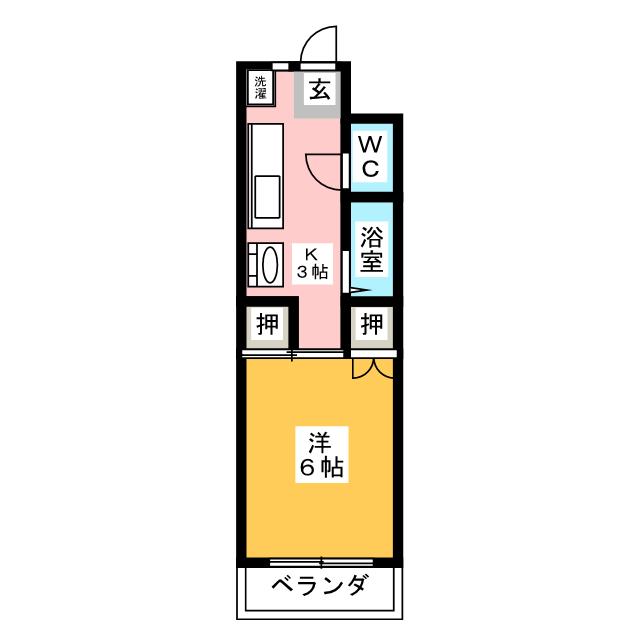 エグゼ杉谷 間取り