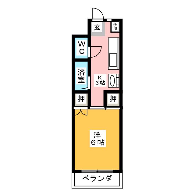 エグゼ杉谷 間取り