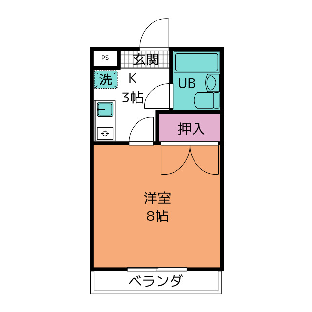 ハイツ加藤 間取り