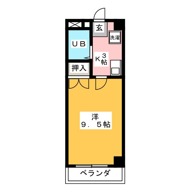 ＡＺＡＬＥＡ２号館 間取り