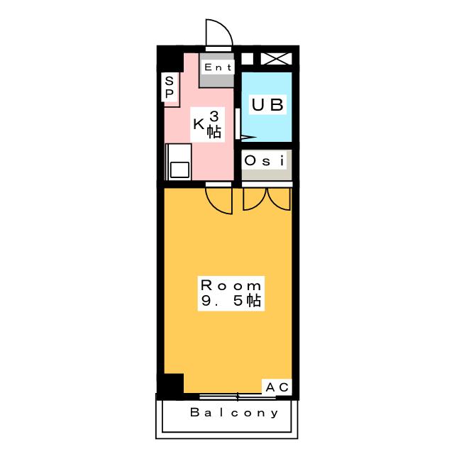 ＡＺＡＬＥＡ２号館 間取り