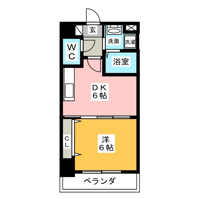 ヤマトマンション大須Ⅴ 間取り