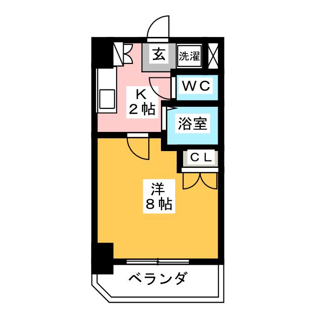 ヤマトマンション大須Ⅰ 間取り