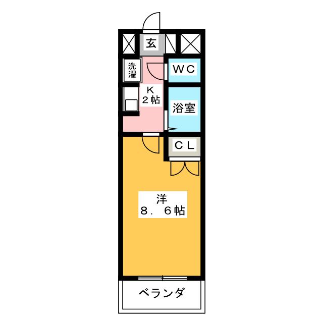 フラワール駒方 間取り