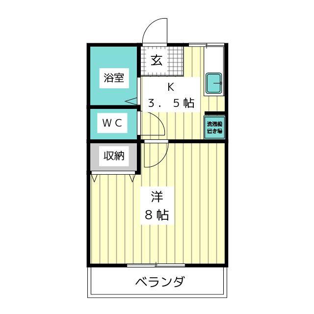 アネックス平和が丘Ⅱ 間取り