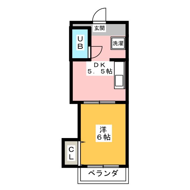 ハイツコスモス 間取り