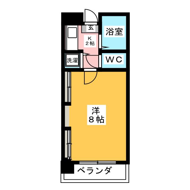 鏡ヶ池ハイツ 間取り