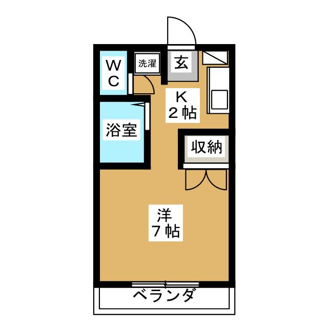 アーバンハイツ西新 間取り