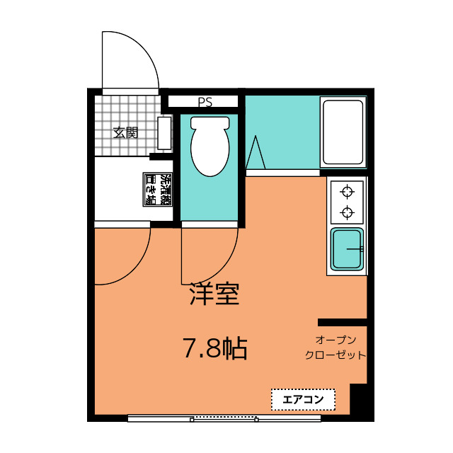 駅前ビル 間取り