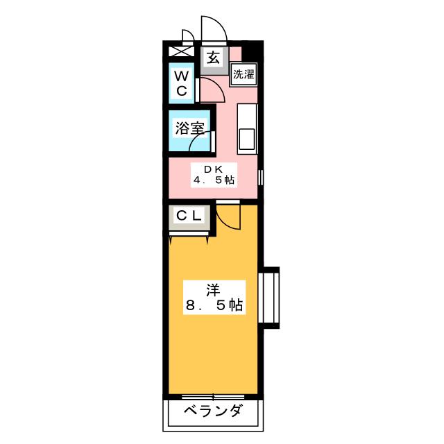 バンベール高辻 間取り