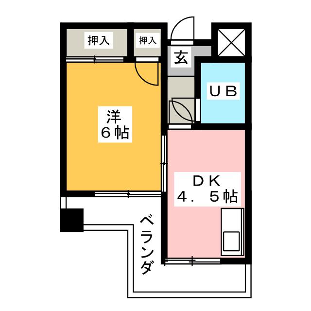 秀美寮 間取り