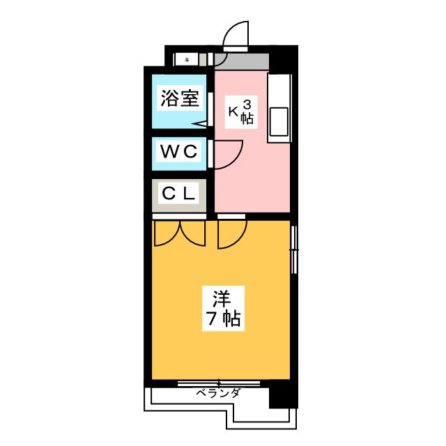 幸川マンション北館 間取り
