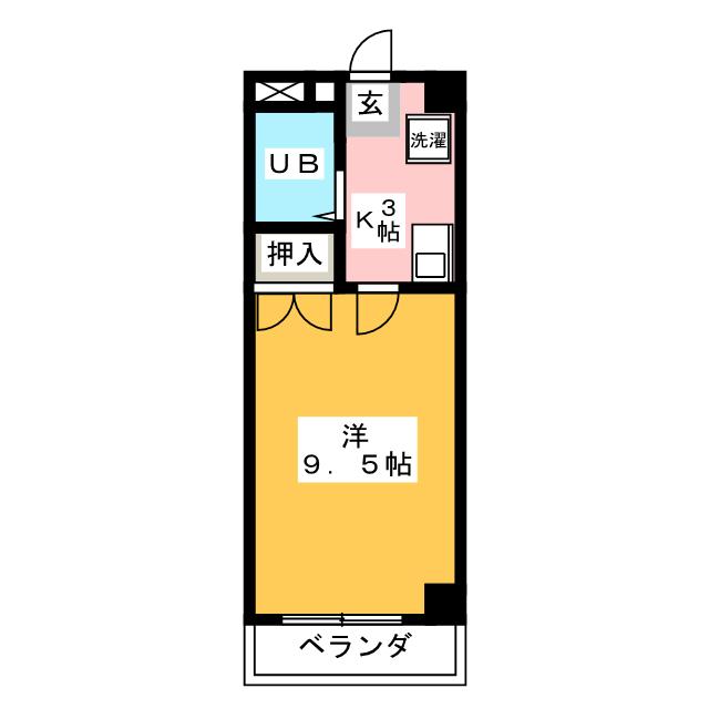 ＡＺＡＬＥＡ２号館 間取り