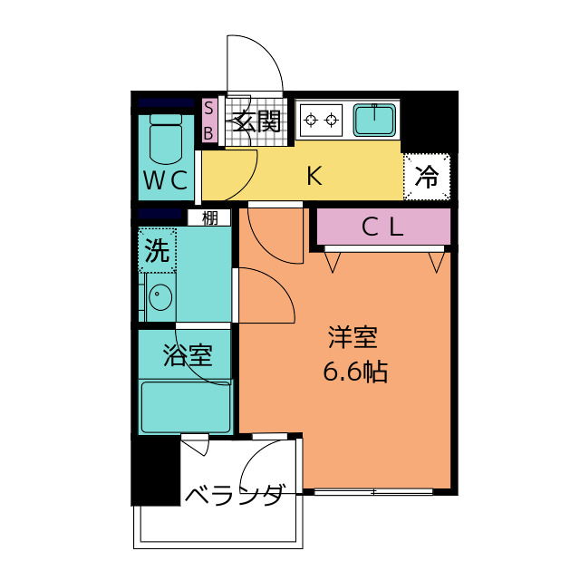 エスティメゾン東別院 間取り